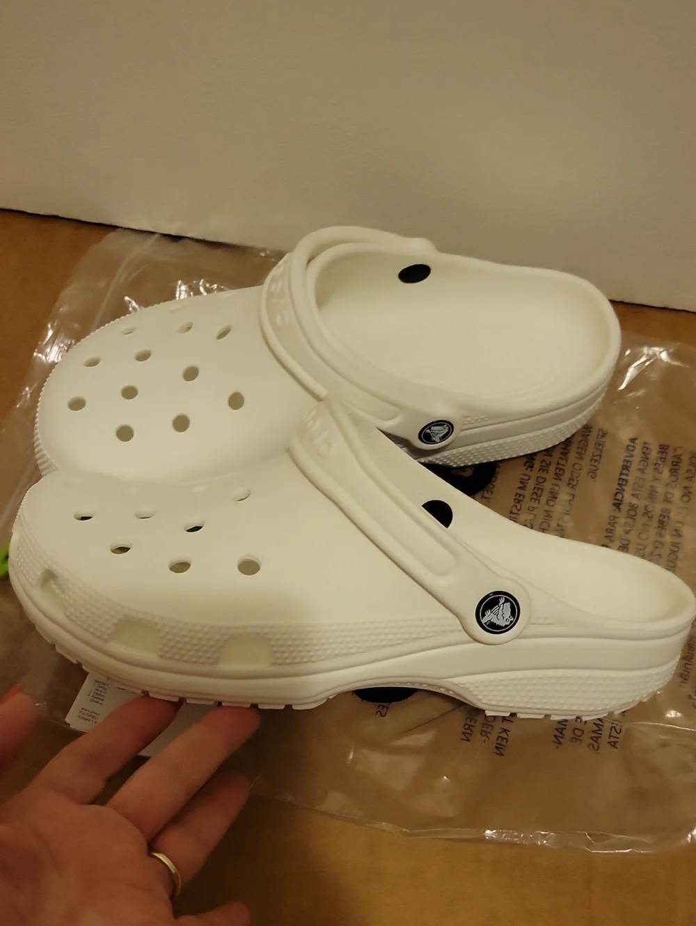 NWT: Crocs Unisex Adult White Classic